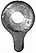 sideplate,
for Hawken Rifle or Plains Rifles,
nickel silver